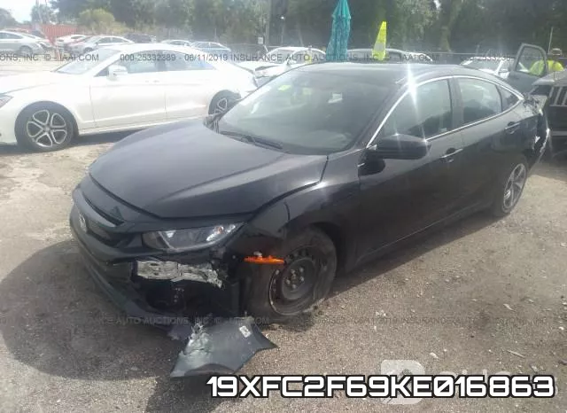 19XFC2F69KE016863 фото 3