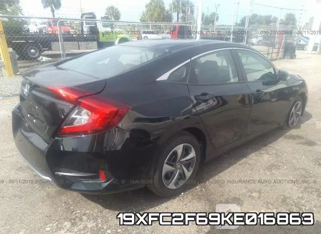 19XFC2F69KE016863 фото 5