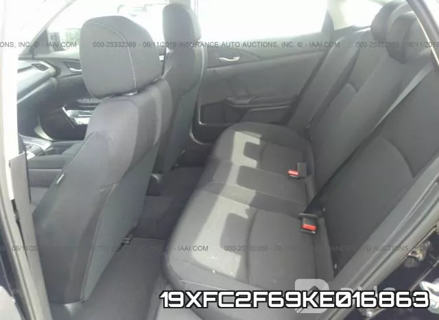 19XFC2F69KE016863 фото 9