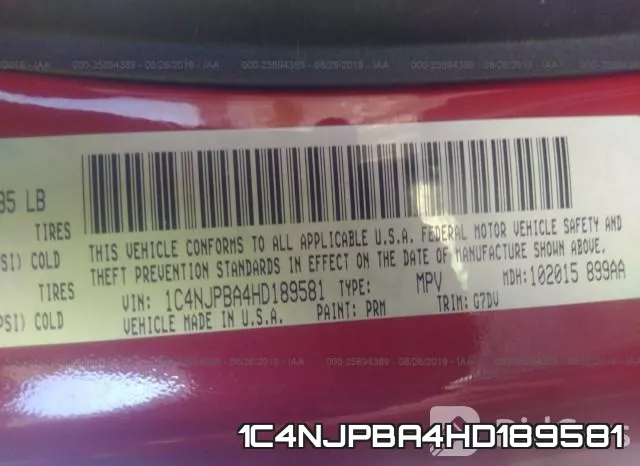 1C4NJPBA4HD189581 фото 10