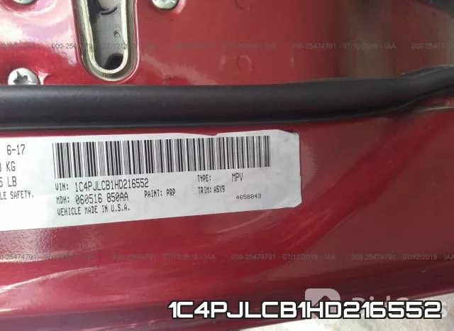 1C4PJLCB1HD216552 фото 10