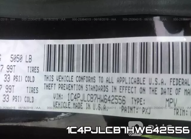 1C4PJLCB7HW642556 фото 10