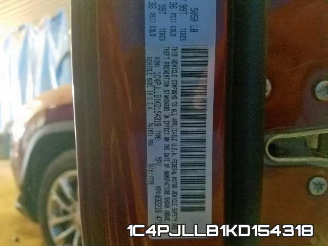 1C4PJLLB1KD154318 фото 2
