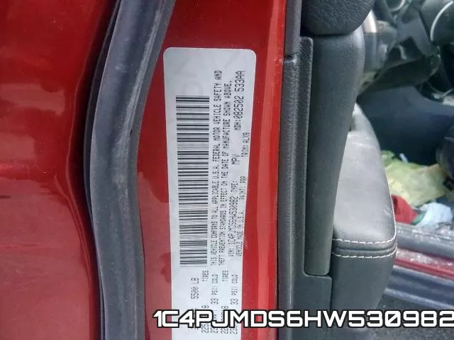 1C4PJMDS6HW530982 фото 2