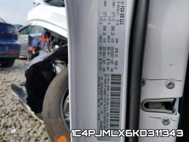 1C4PJMLX6KD311343 фото 2