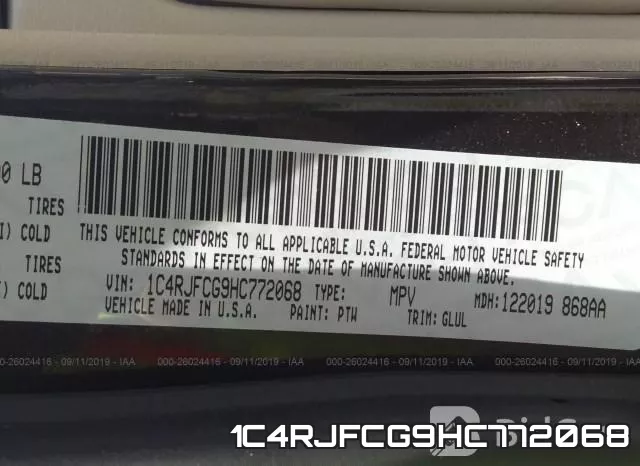1C4RJFCG9HC772068 фото 10