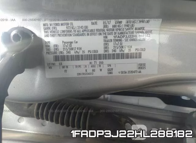 1FADP3J22HL288182 фото 10