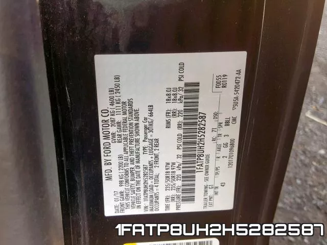 1FATP8UH2H5282587 фото 2