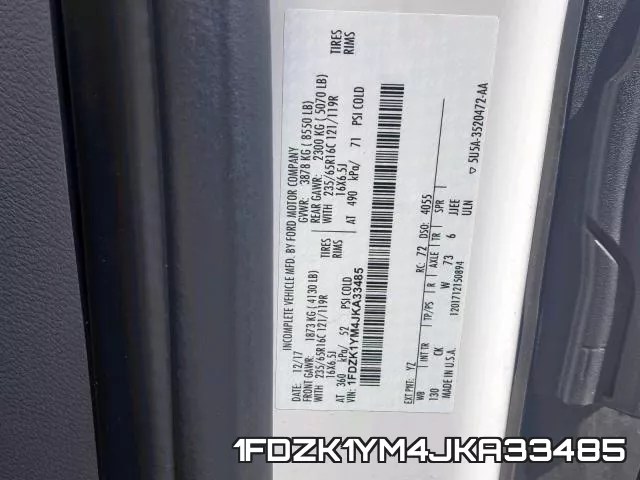 1FDZK1YM4JKA33485 фото 2