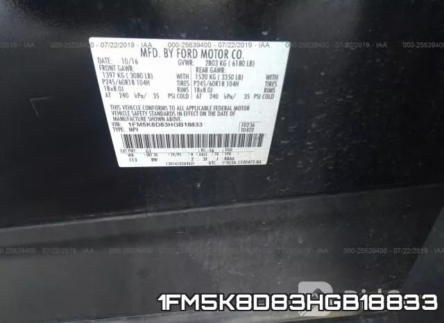 1FM5K8D83HGB18833 фото 10