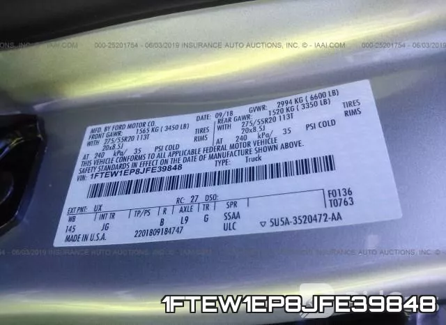 1FTEW1EP8JFE39848 фото 10
