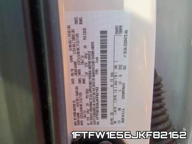 1FTFW1E56JKF82162 фото 2