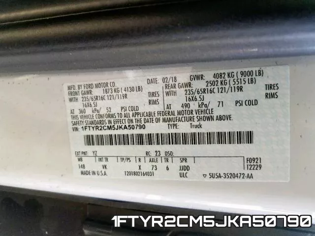 1FTYR2CM5JKA50790 фото 2