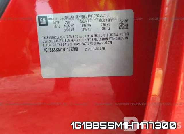 1G1BB5SM1H7177300 фото 10
