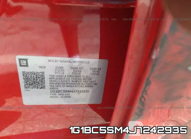 1G1BC5SM4J7242935 фото 10