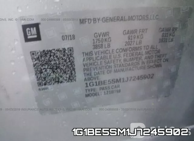 1G1BE5SM1J7245902 фото 10