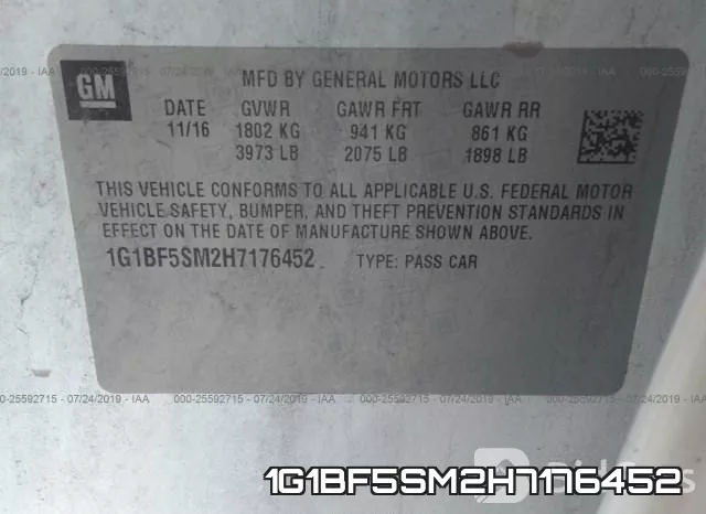 1G1BF5SM2H7176452 фото 10