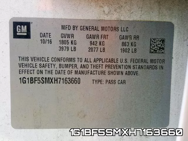 1G1BF5SMXH7163660 фото 2