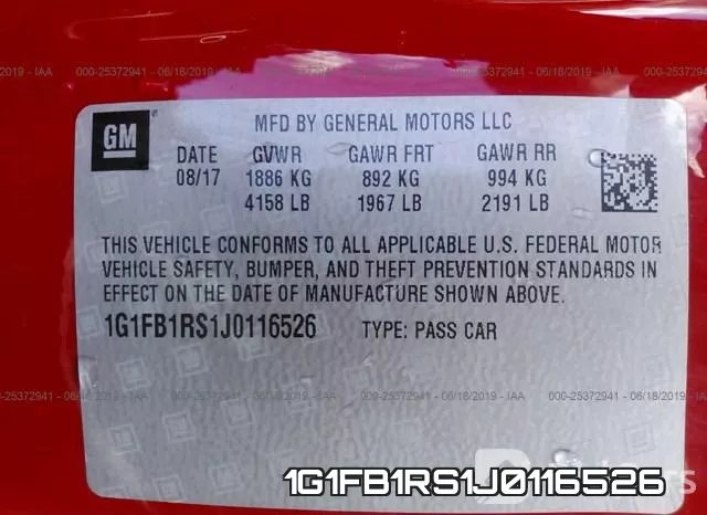 1G1FB1RS1J0116526 фото 9