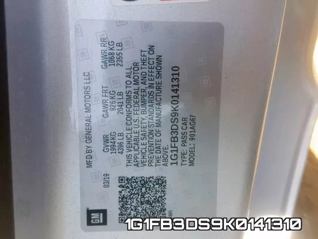 1G1FB3DS9K0141310 фото 2