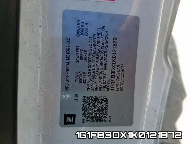 1G1FB3DX1K0121872 фото 2