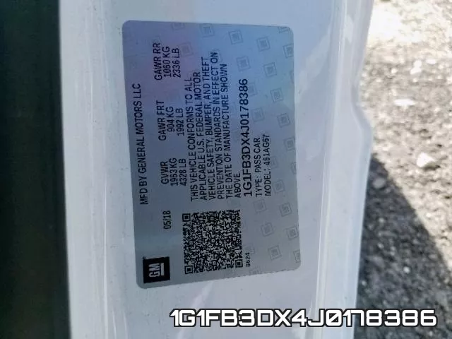 1G1FB3DX4J0178386 фото 2