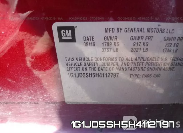 1G1JD5SH5H4112797 фото 10
