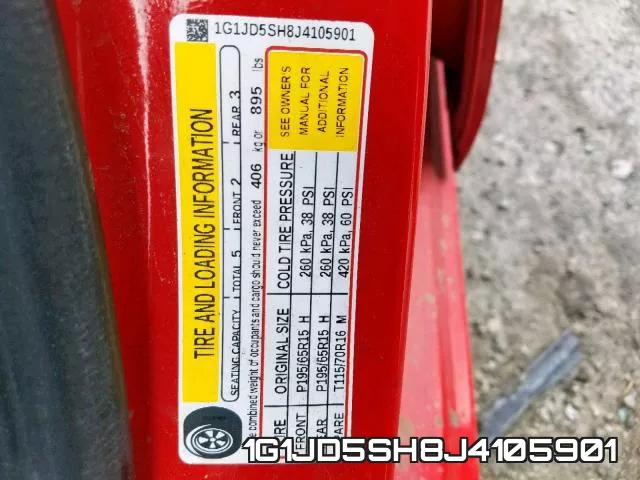 1G1JD5SH8J4105901 фото 2
