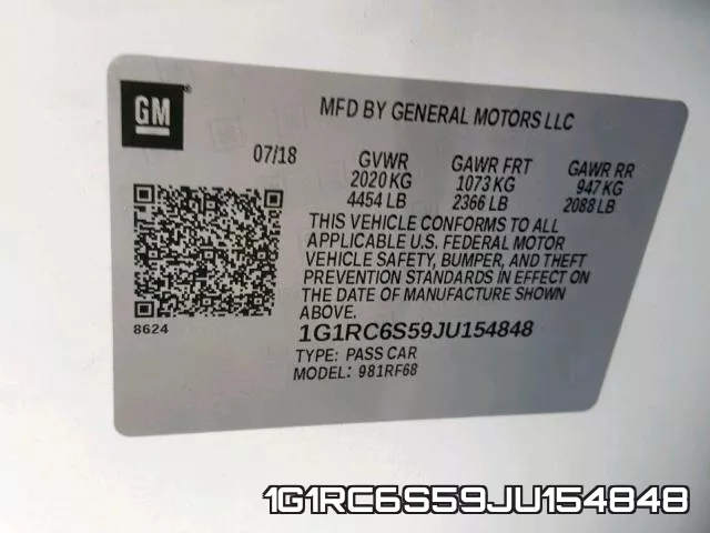 1G1RC6S59JU154848 фото 2