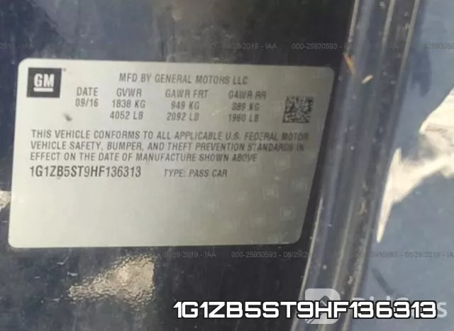 1G1ZB5ST9HF136313 фото 10
