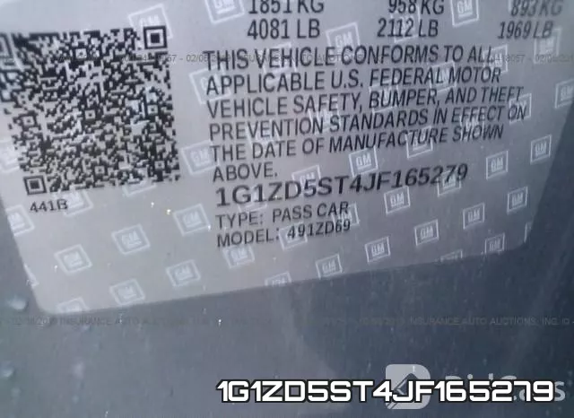 1G1ZD5ST4JF165279 фото 10