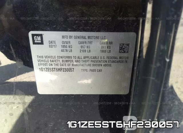 1G1ZE5ST6HF230057 фото 10