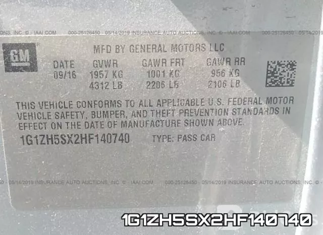 1G1ZH5SX2HF140740 фото 10