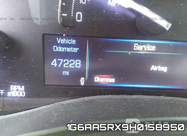 1G6AA5RX9H0158950 фото 8