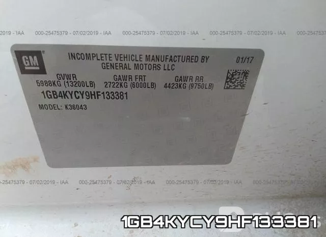 1GB4KYCY9HF133381 фото 9