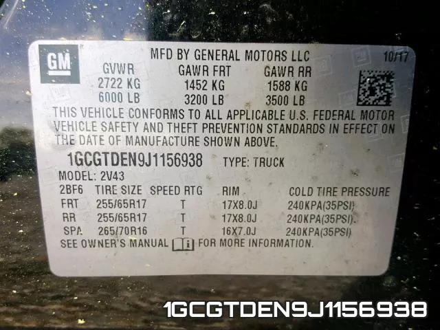 1GCGTDEN9J1156938 фото 2