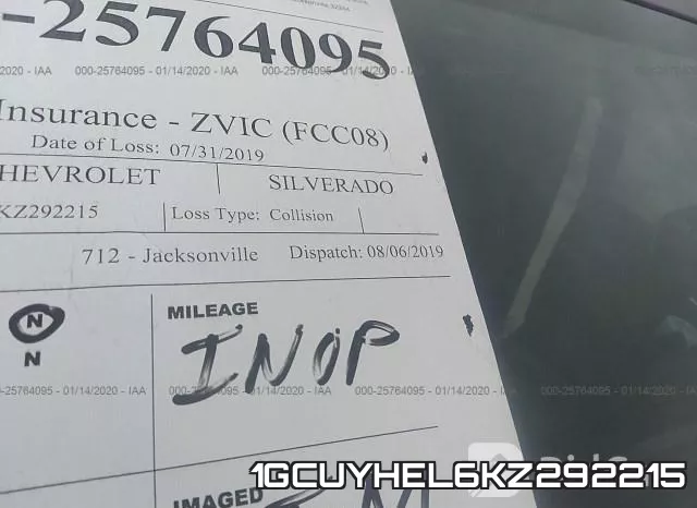 1GCUYHEL6KZ292215 фото 8