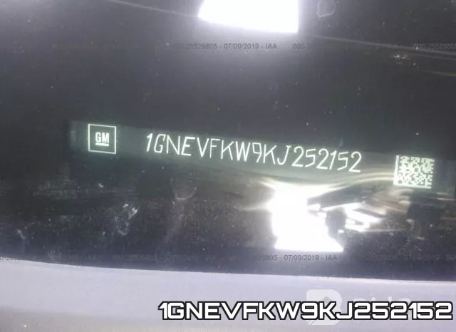 1GNEVFKW9KJ252152 фото 10