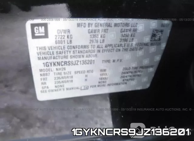 1GYKNCRS9JZ136201 фото 10