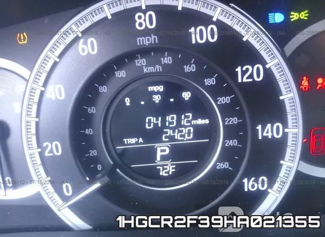 1HGCR2F39HA021355 фото 8