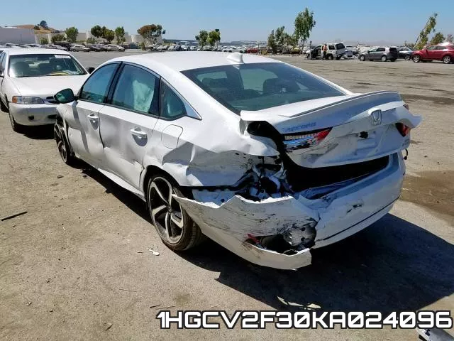 1HGCV2F30KA024096 фото 4