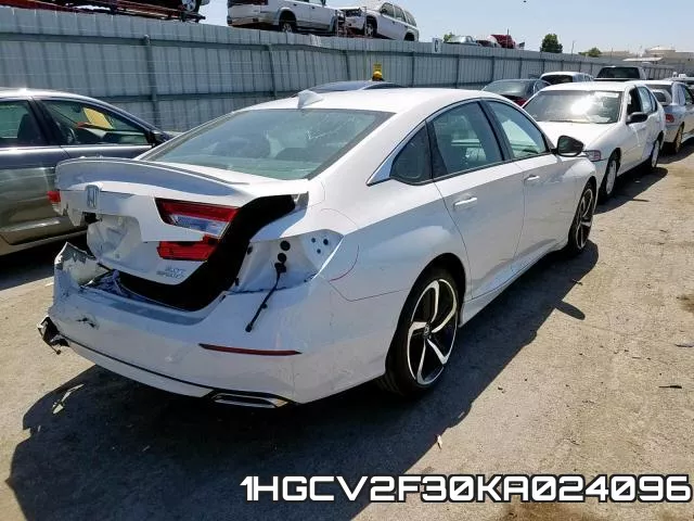 1HGCV2F30KA024096 фото 5