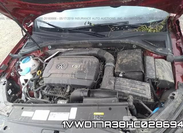 1VWDT7A38HC028694 фото 2