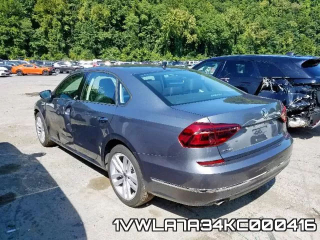 1VWLA7A34KC000416 фото 4