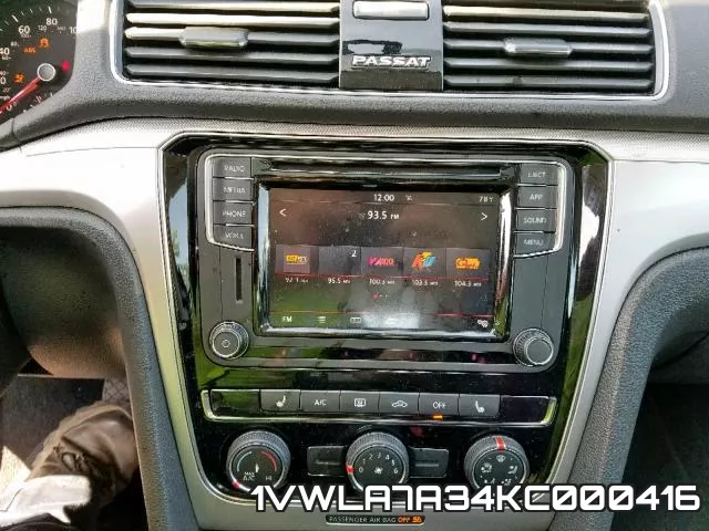 1VWLA7A34KC000416 фото 10