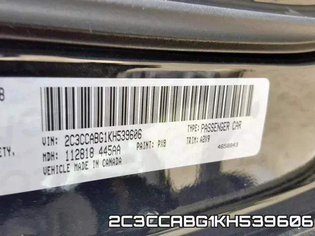 2C3CCABG1KH539606 фото 2