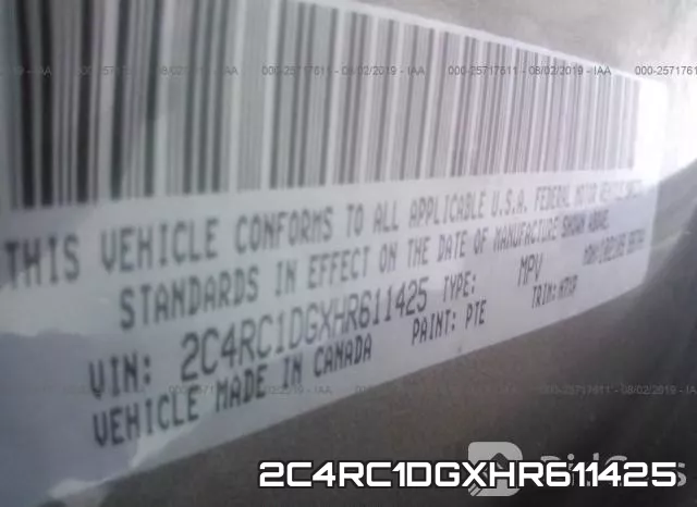2C4RC1DGXHR611425 фото 10