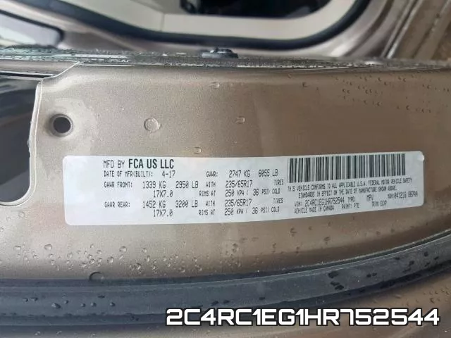 2C4RC1EG1HR752544 фото 2