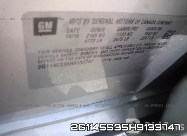 2G1145S35H9133747 фото 10