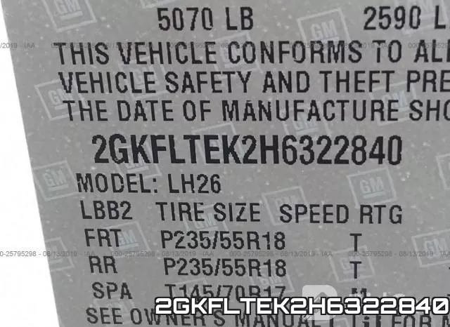 2GKFLTEK2H6322840 фото 10